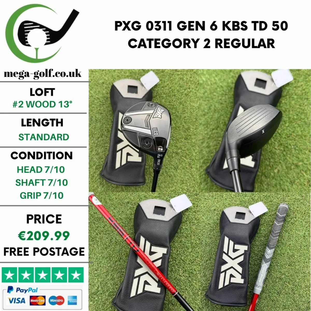 PXG 0311 GEN 6 #2 WOOD 13° / REGULAR - Image 1