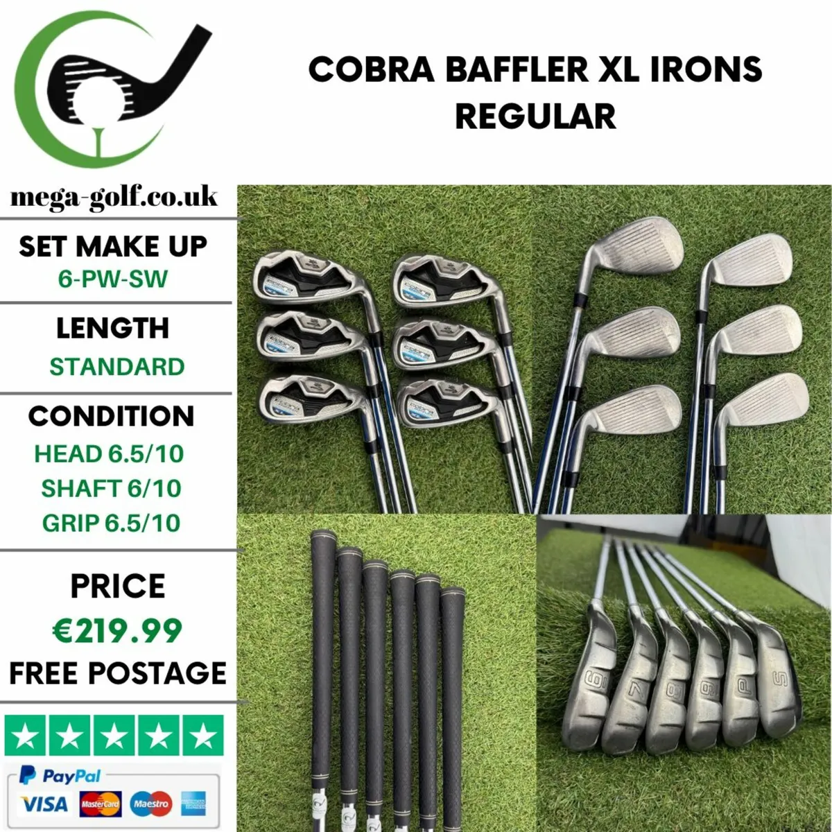 COBRA BAFFLER XL IRONS / 6-PW-SW / REGULAR - Image 1