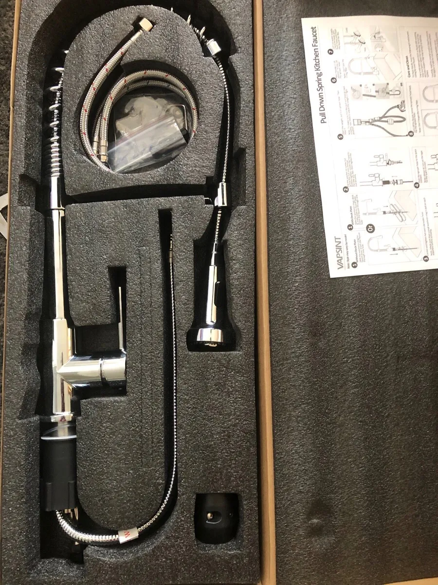 Kitchen mixer tap 360 degree rotation pull out - Image 3