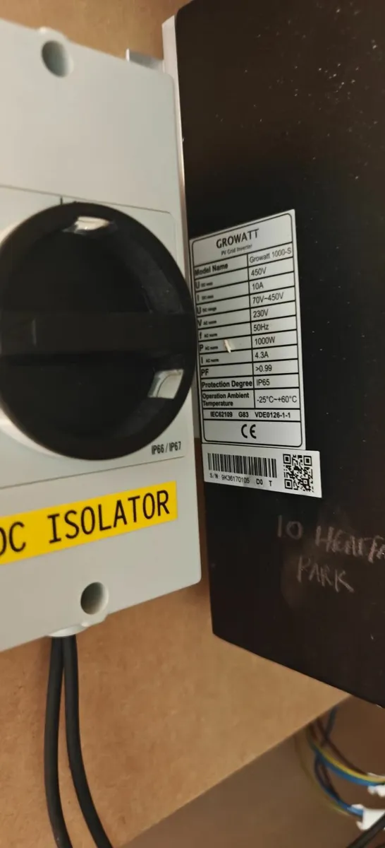 Solar panels and inverter - Image 4