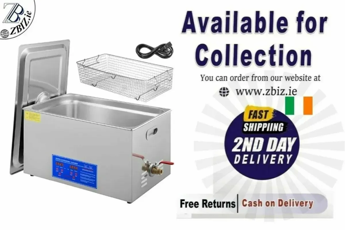 22L Ultrasonic Cleaner Stainless Steel Machine - Image 1
