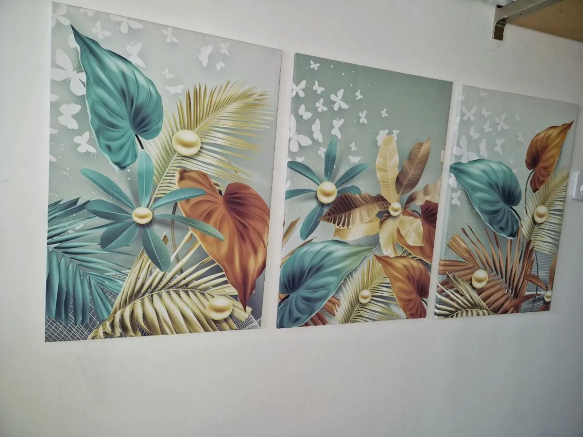3 canvas 70 cm x 45 cm - Image 1