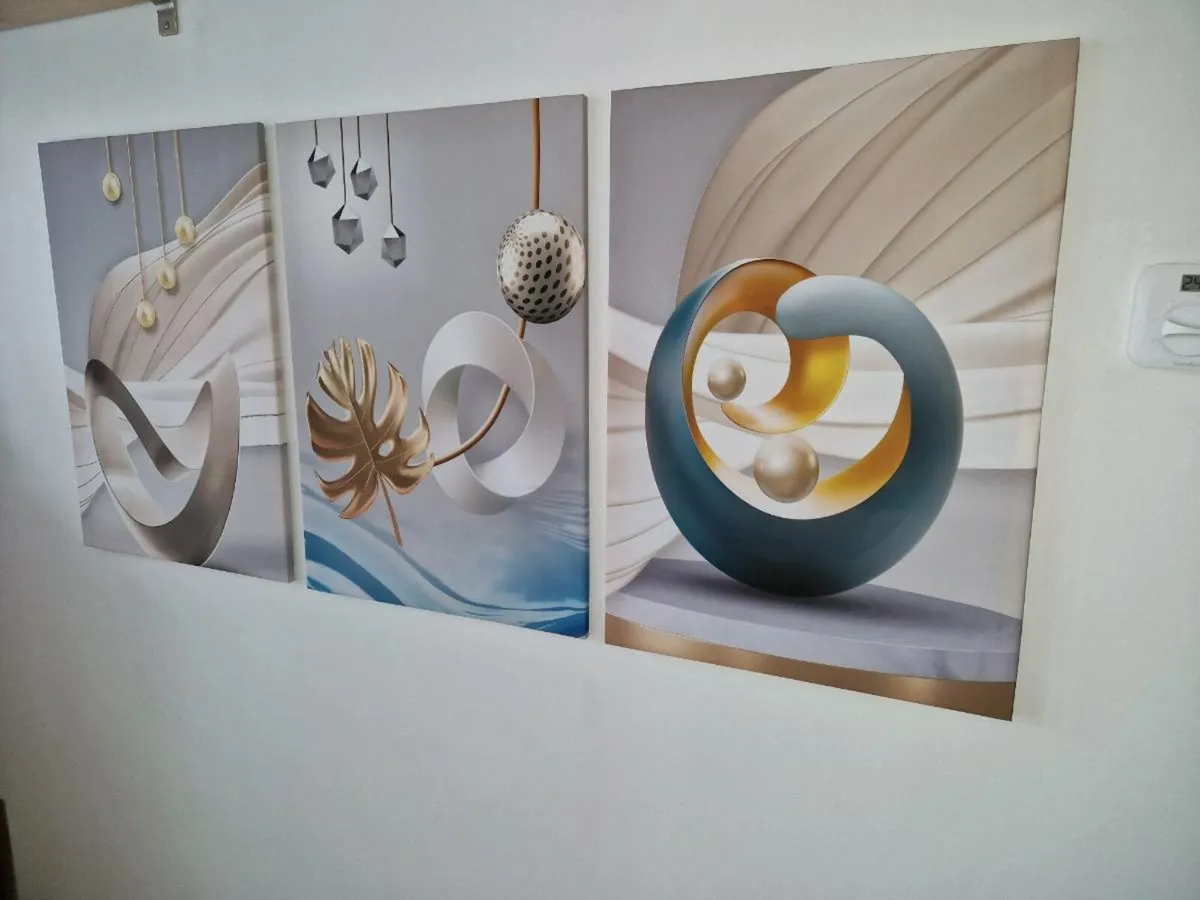 3 canvas 70 cm x 45 cm - Image 3