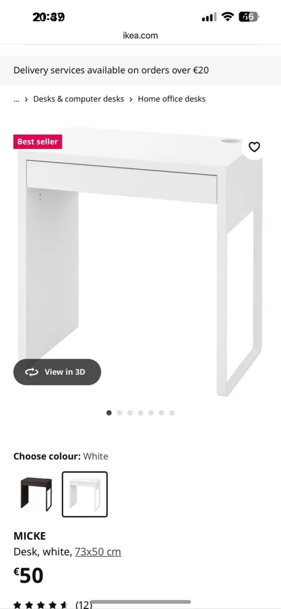 IKEA Micke Desk