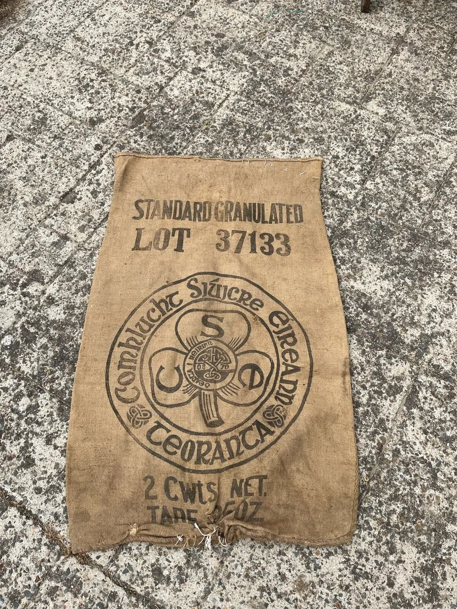 Irish hessian sugar sack - Image 1