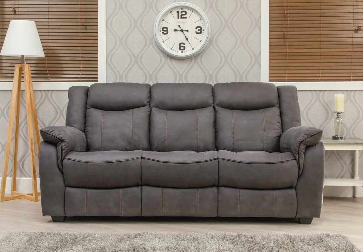 Brooklyn suede recliners - Image 3