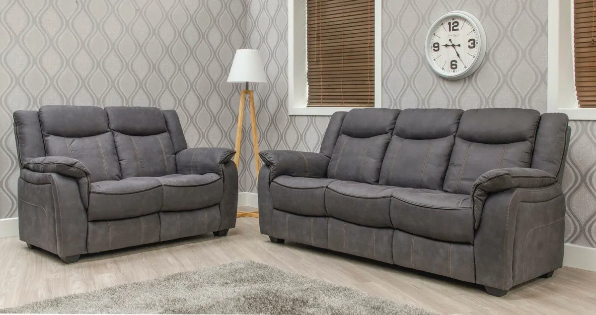 Brooklyn suede recliners - Image 4