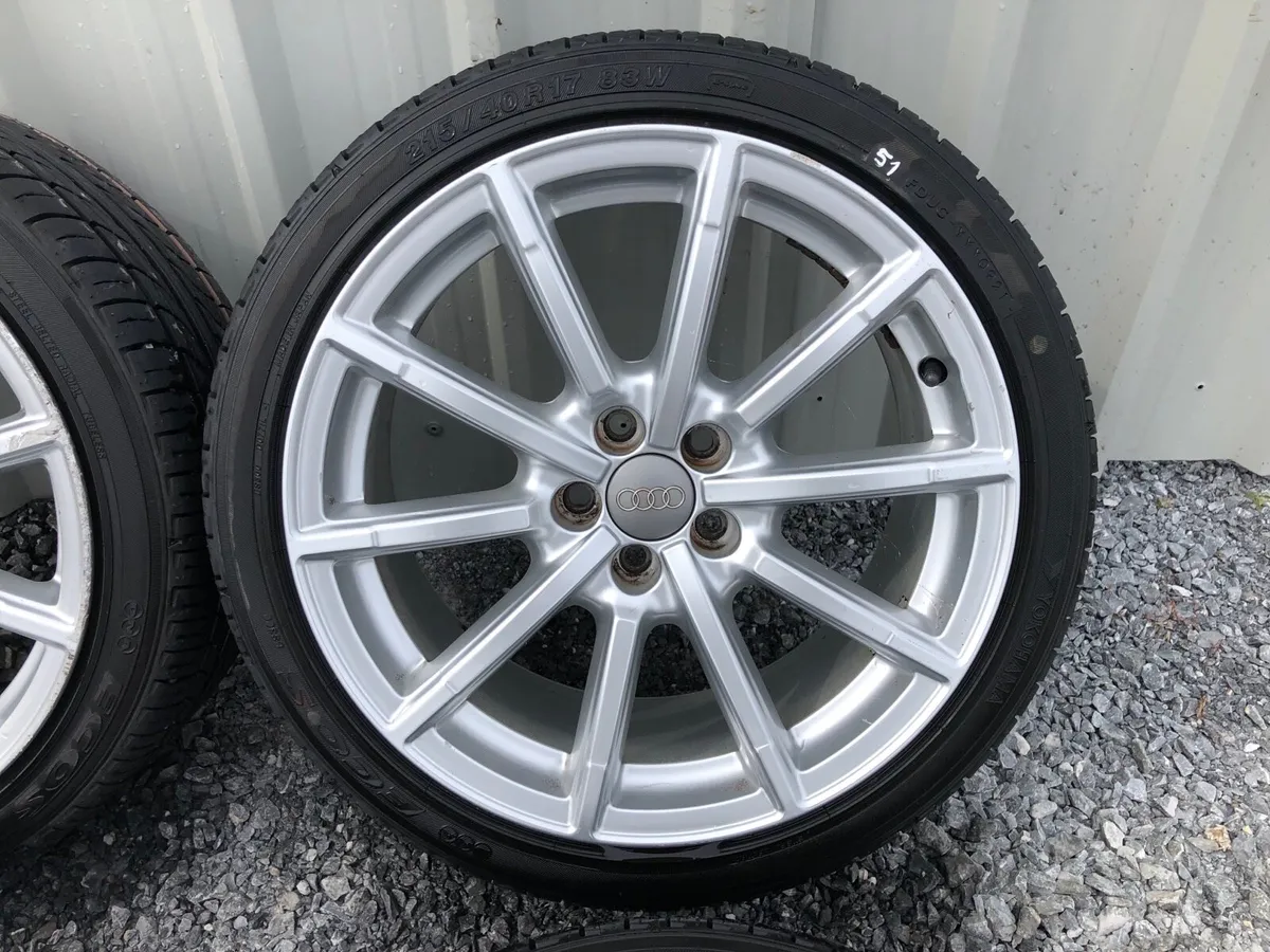 Genuine 17” Audi A1 SLine alloys and tyres - Image 3
