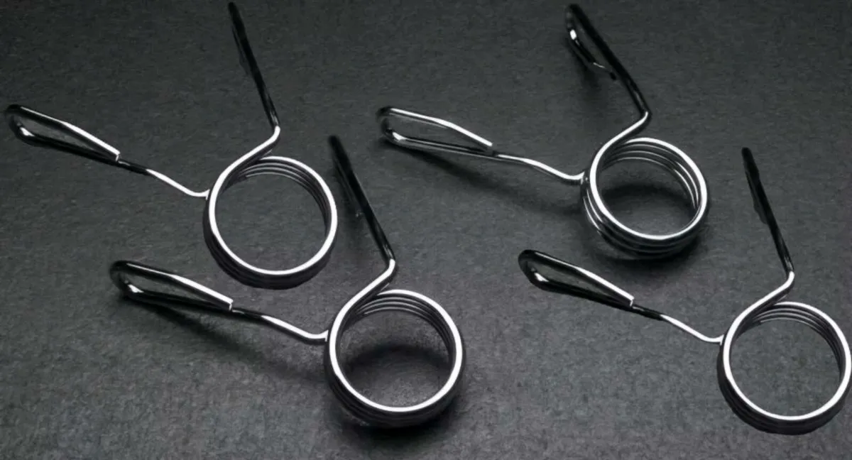2 pairs of spring barbell collars - Image 1