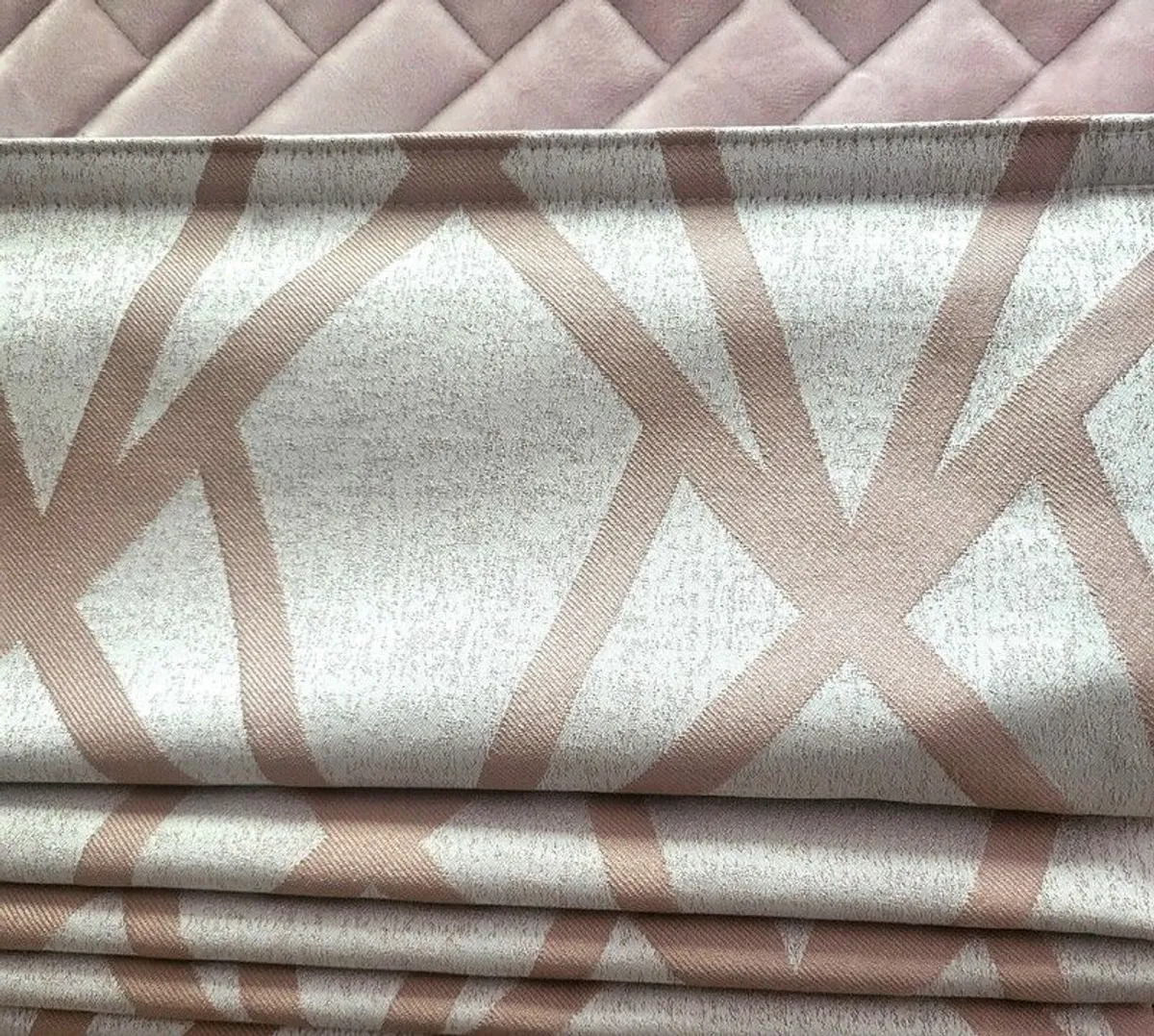 Roman Blinds with Matching Cushions x 2 - Image 2