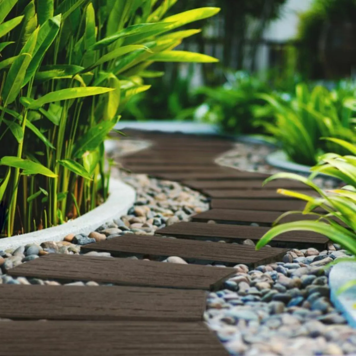 Railroad Tile Stepping Stone - Recycled Tyres - Image 1