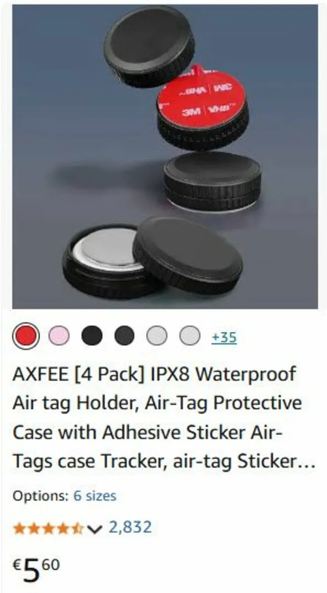 Air Tag Apple - 4 pack + FREE holders - Image 1
