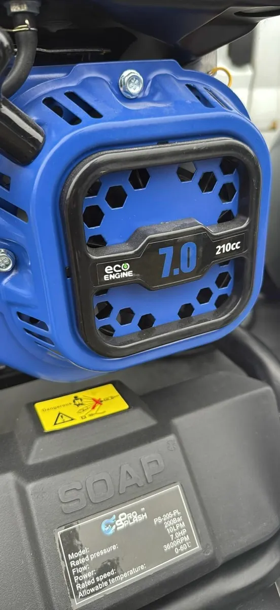 PETROL PRESSURE WASHER 7HP 2900PSI 10LPM - Image 2