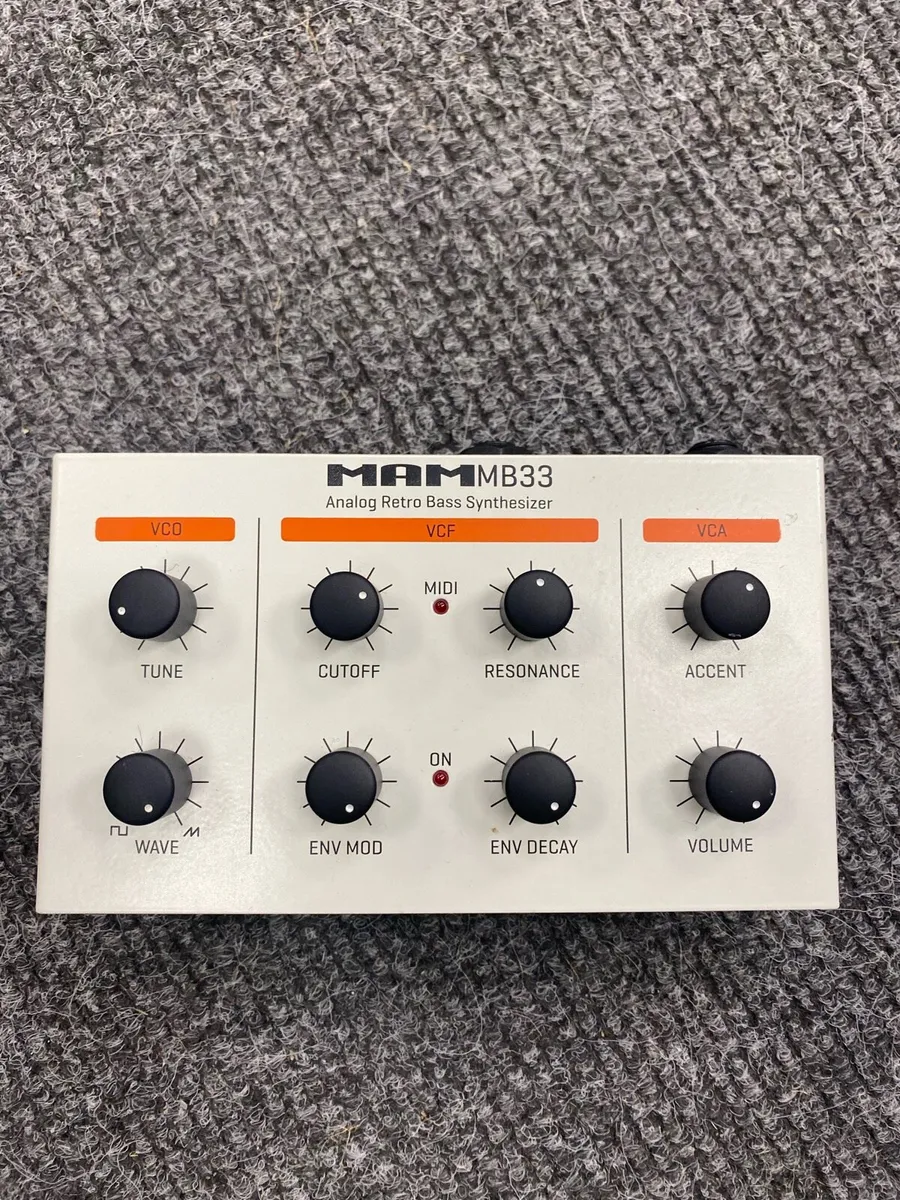MAM MB33 Analog Retro Bass Synthesizer - Image 1