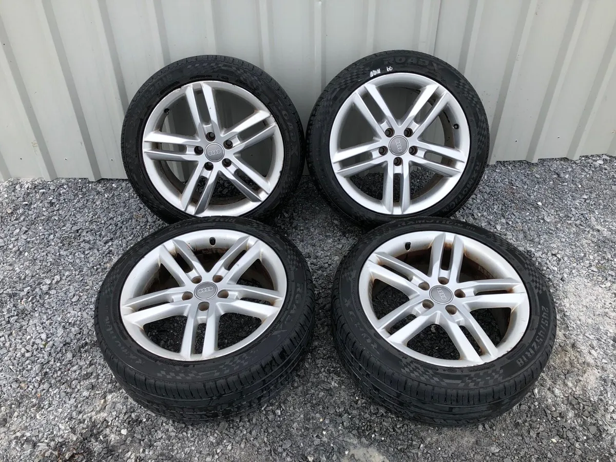 Genuine 18” Audi A6 SLine alloys - Image 1