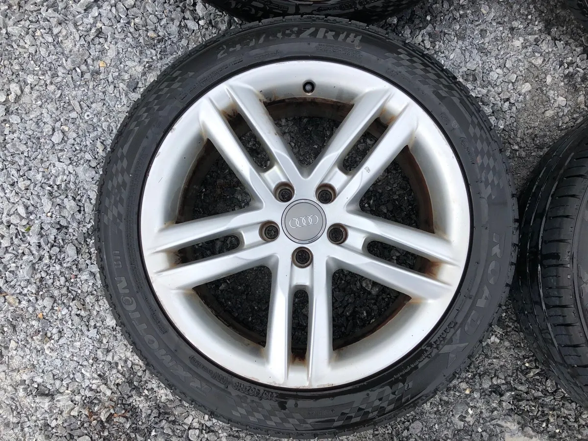 Genuine 18” Audi A6 SLine alloys - Image 3