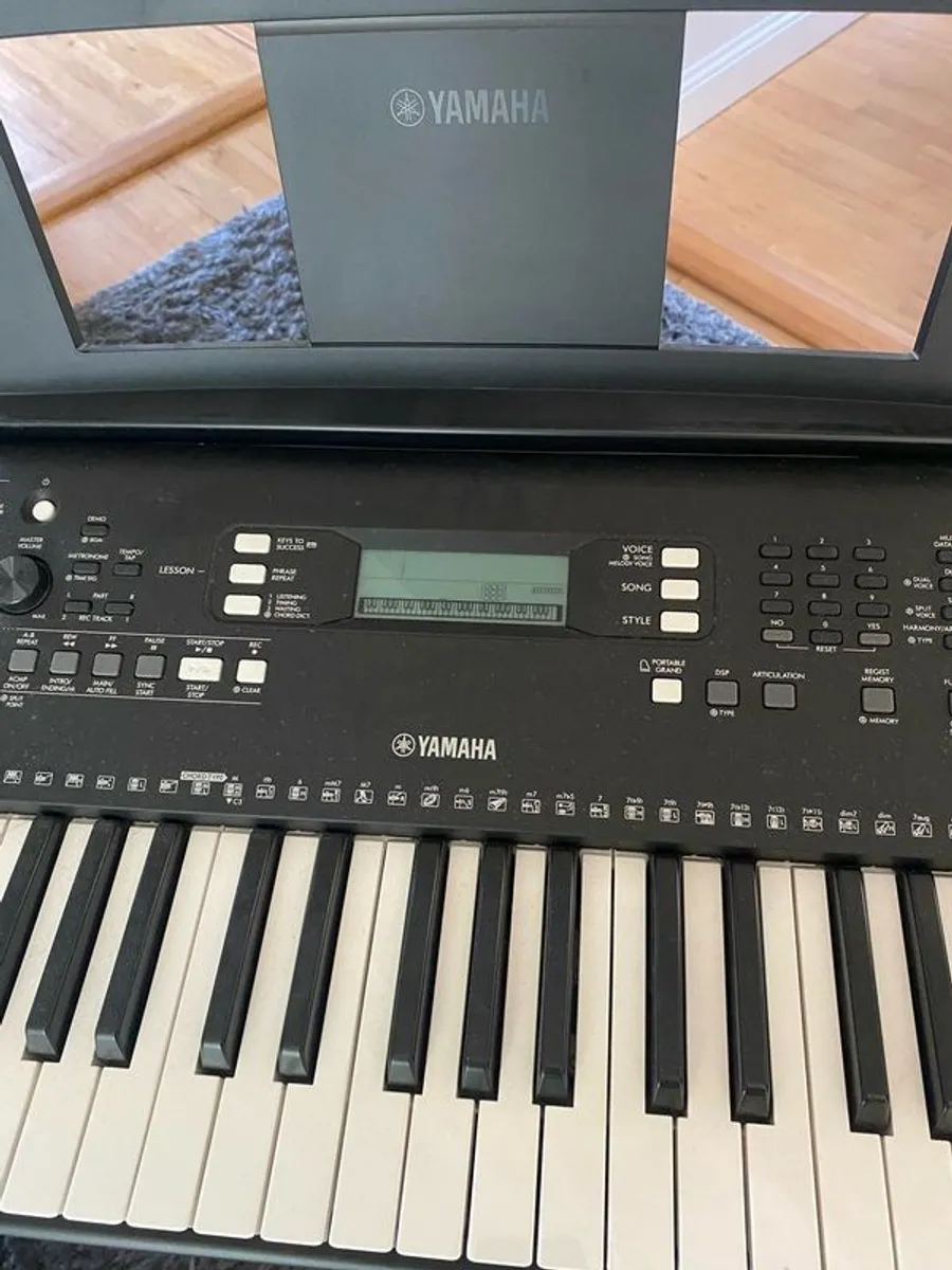 Yamaha Keyboard with Adjustable Stand - Image 2