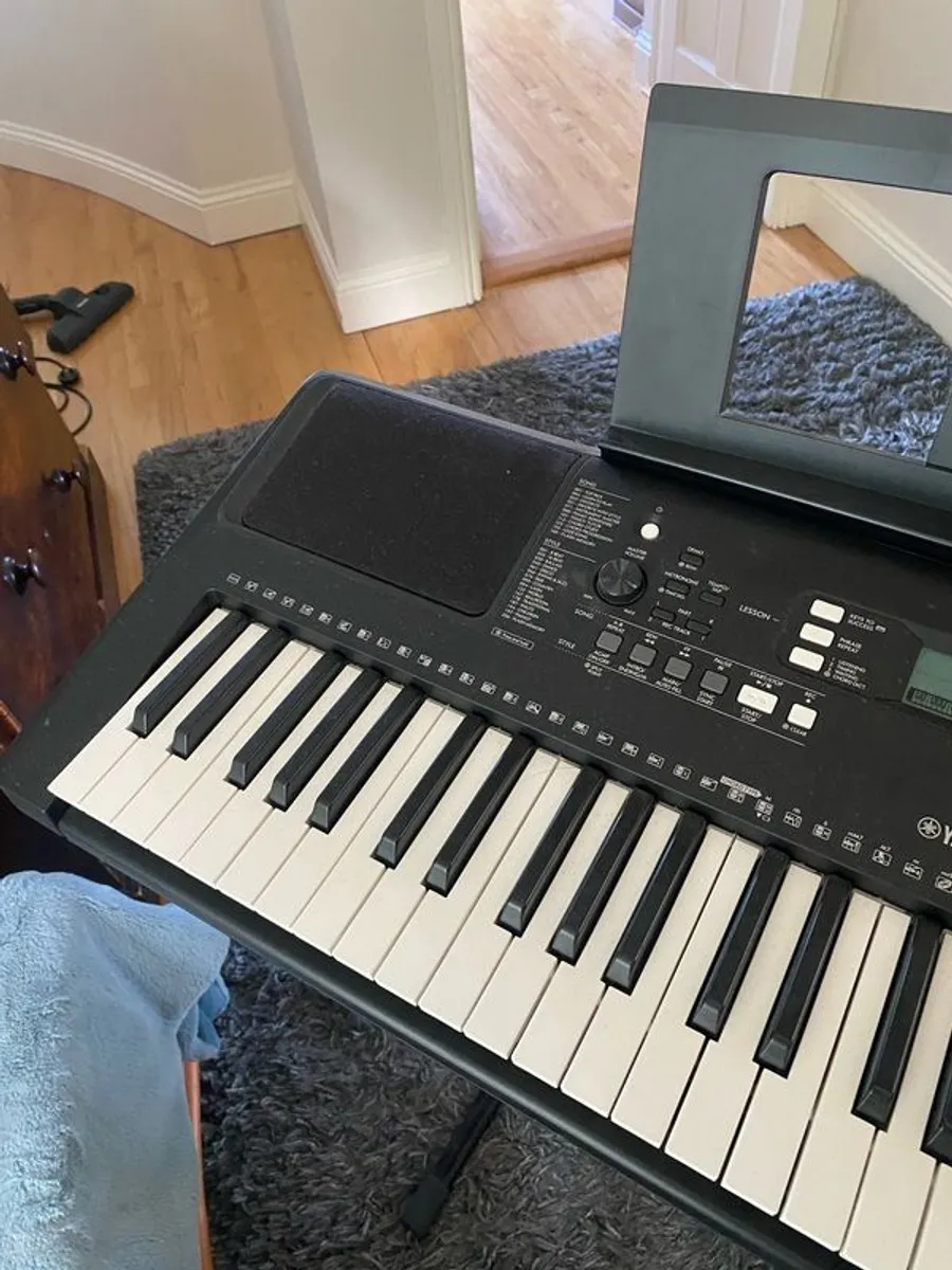 Yamaha Keyboard with Adjustable Stand - Image 3