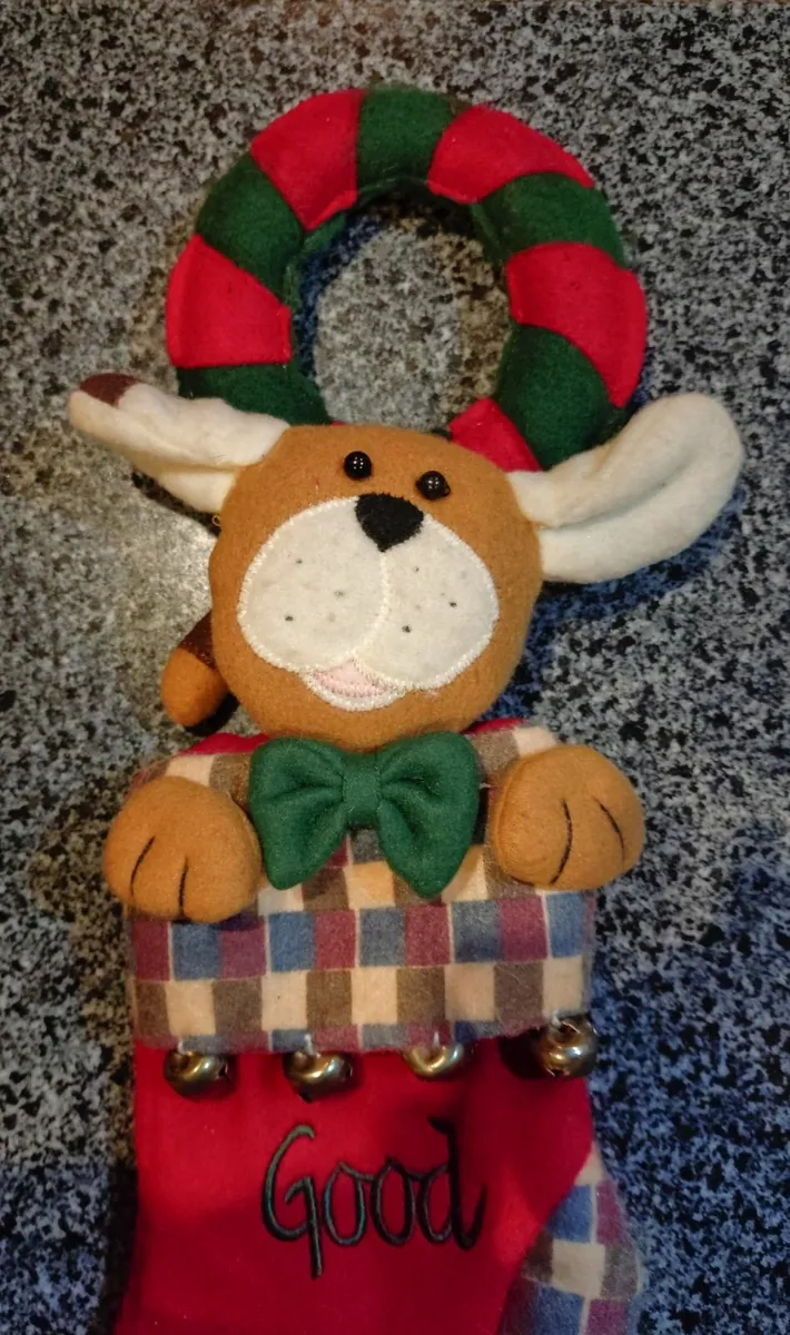 CHRISTMAS STOCKING "GOOD DOG" (USED). - Image 2