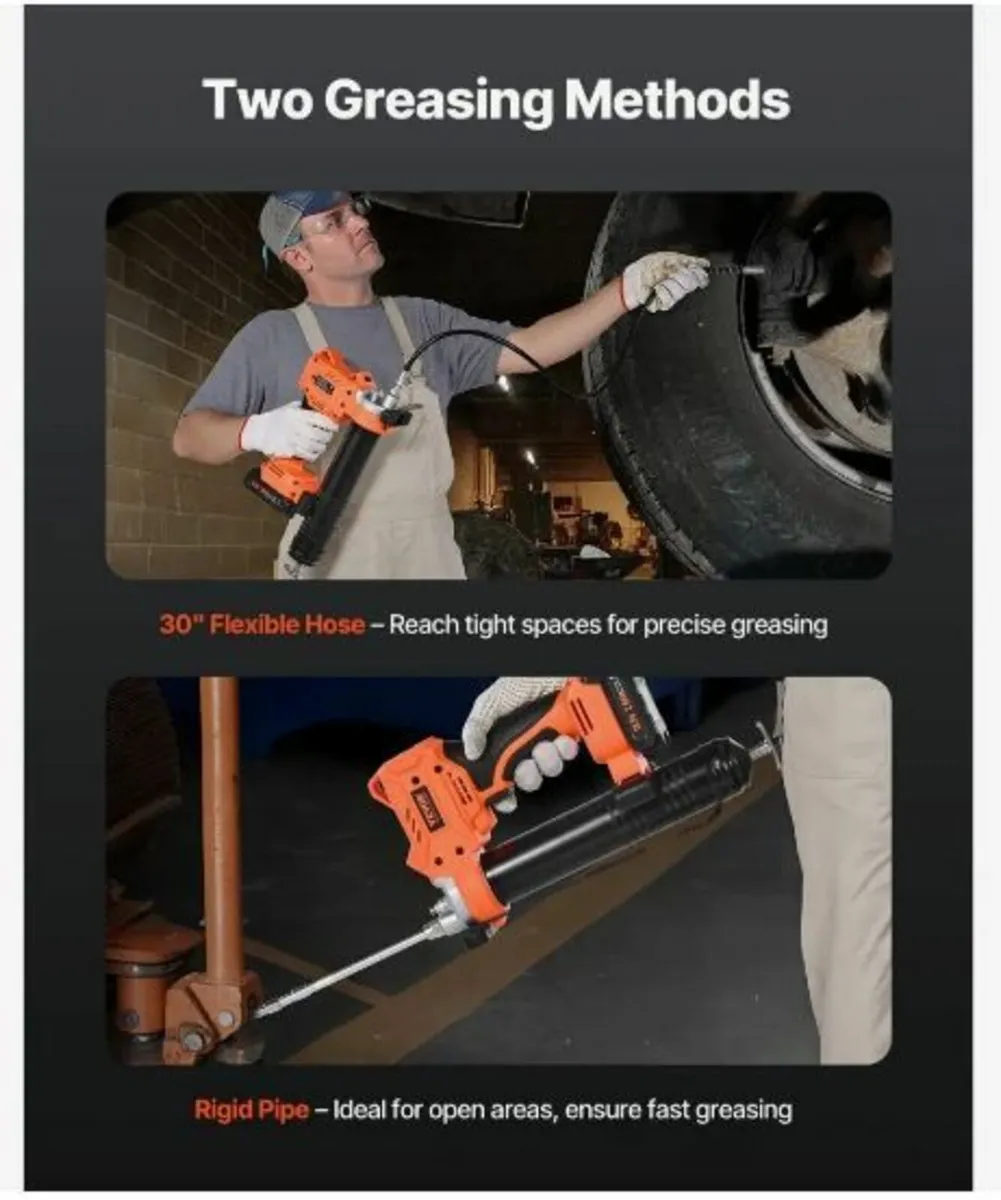 Cordless Grease Gun 20V Grease Gun Kit - Image 4