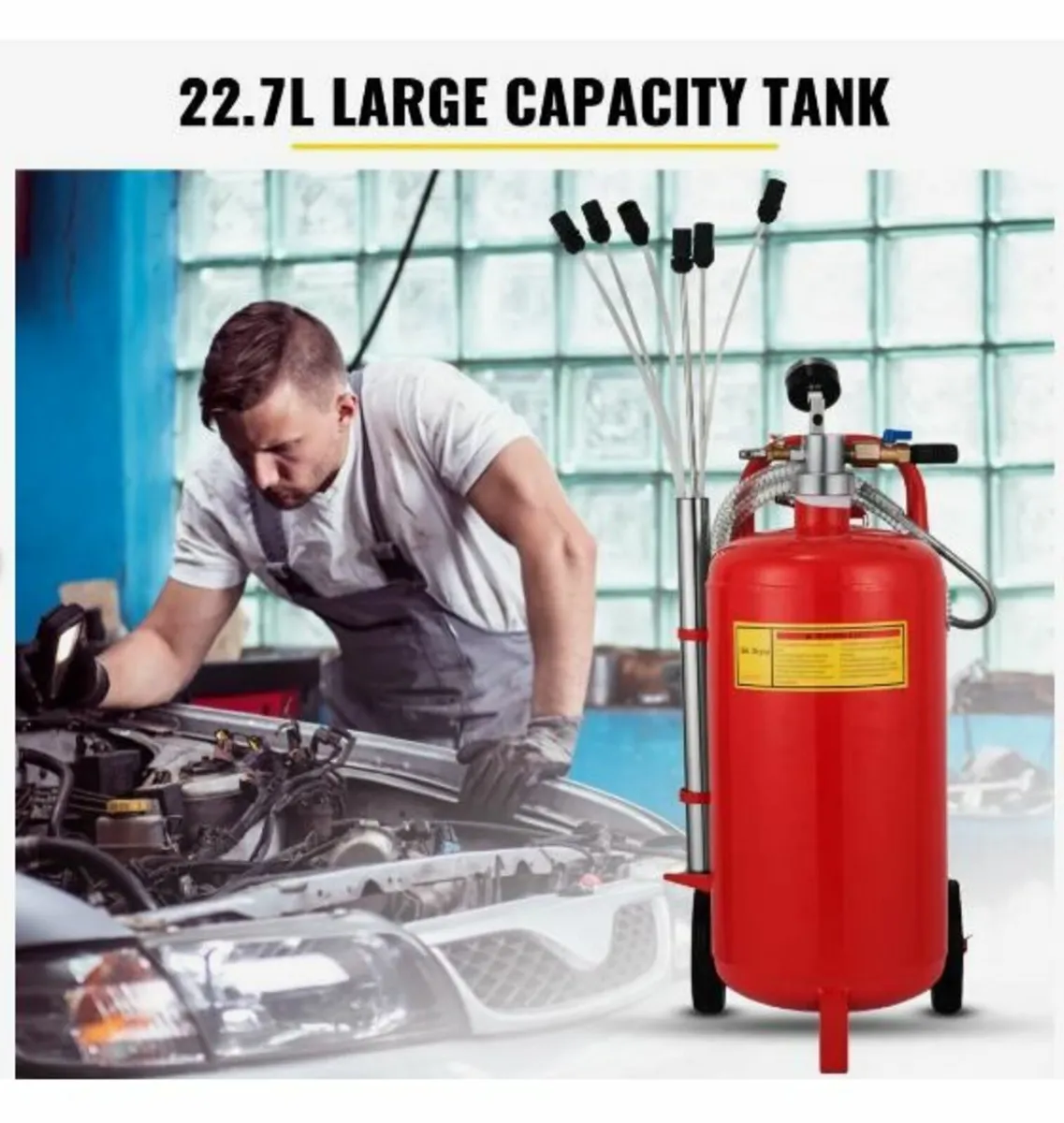 5 Gallon/22.7L Oil Extractor, Portable Air - Image 2