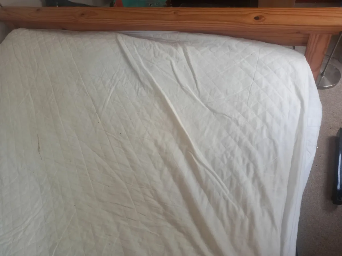 A double bed and a bedside locker - Image 2