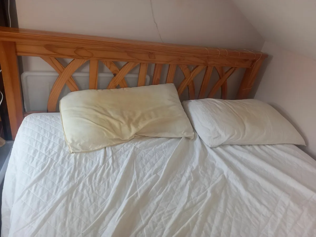 A double bed and a bedside locker - Image 4