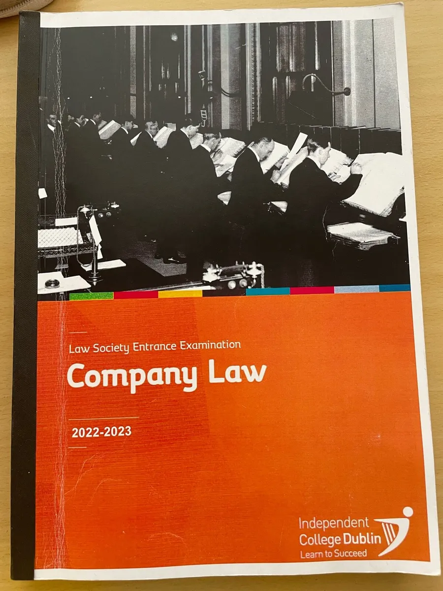 Company Law FE-1 Manual - Image 1
