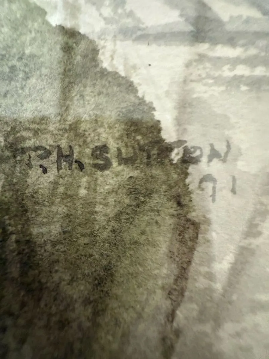 P.H.Sutton original watercolour - Image 1