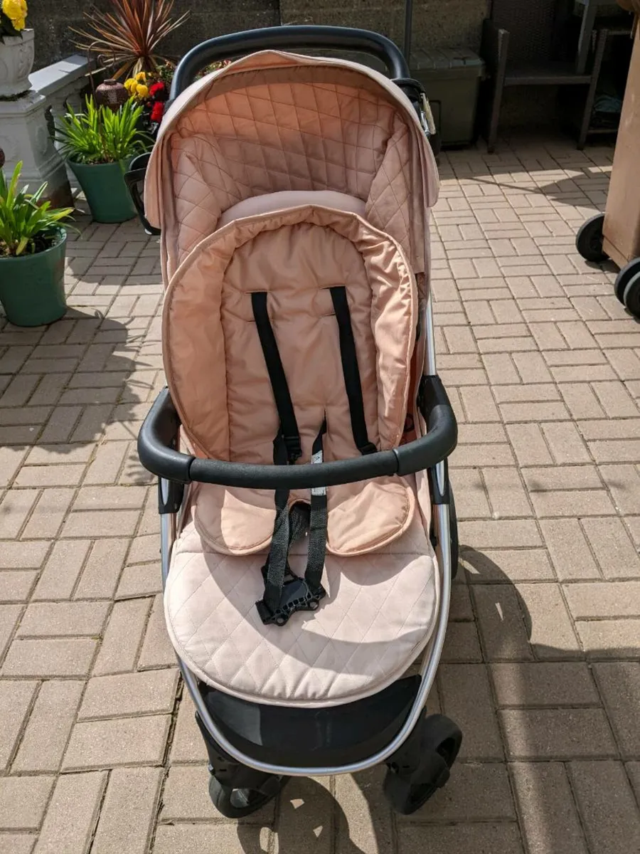 My Babiie Buggy, Stroller - Light Pink - Image 1