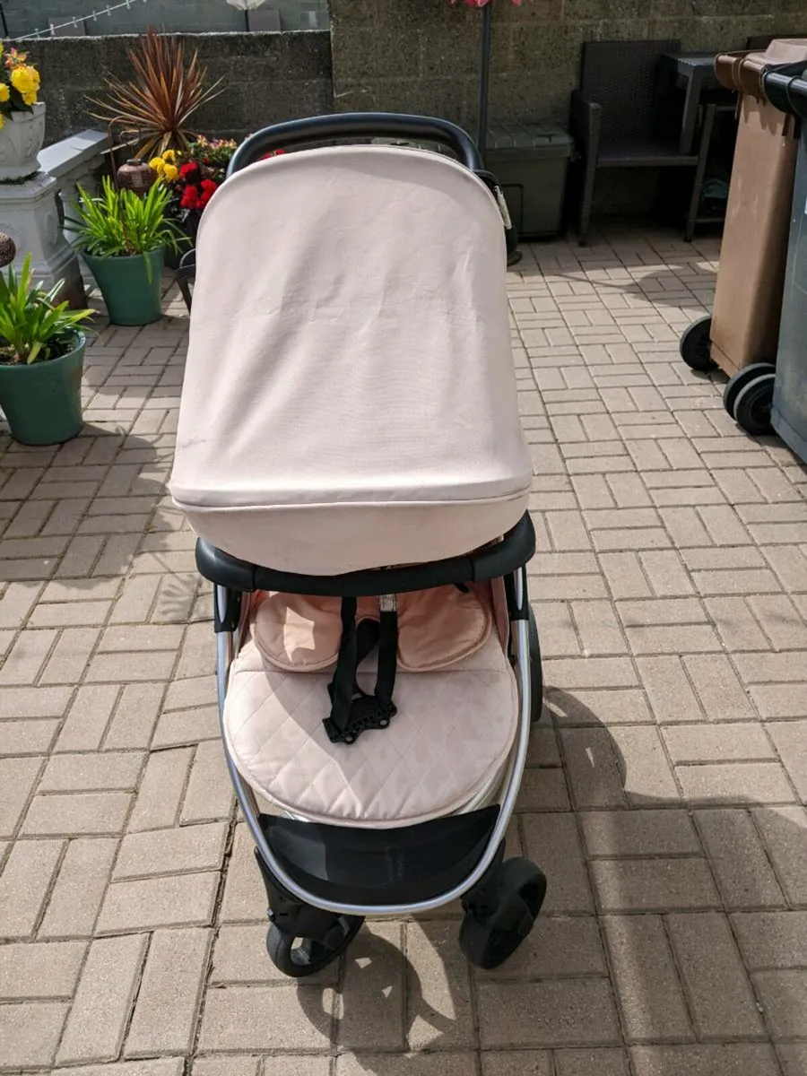 My Babiie Buggy, Stroller - Light Pink - Image 2