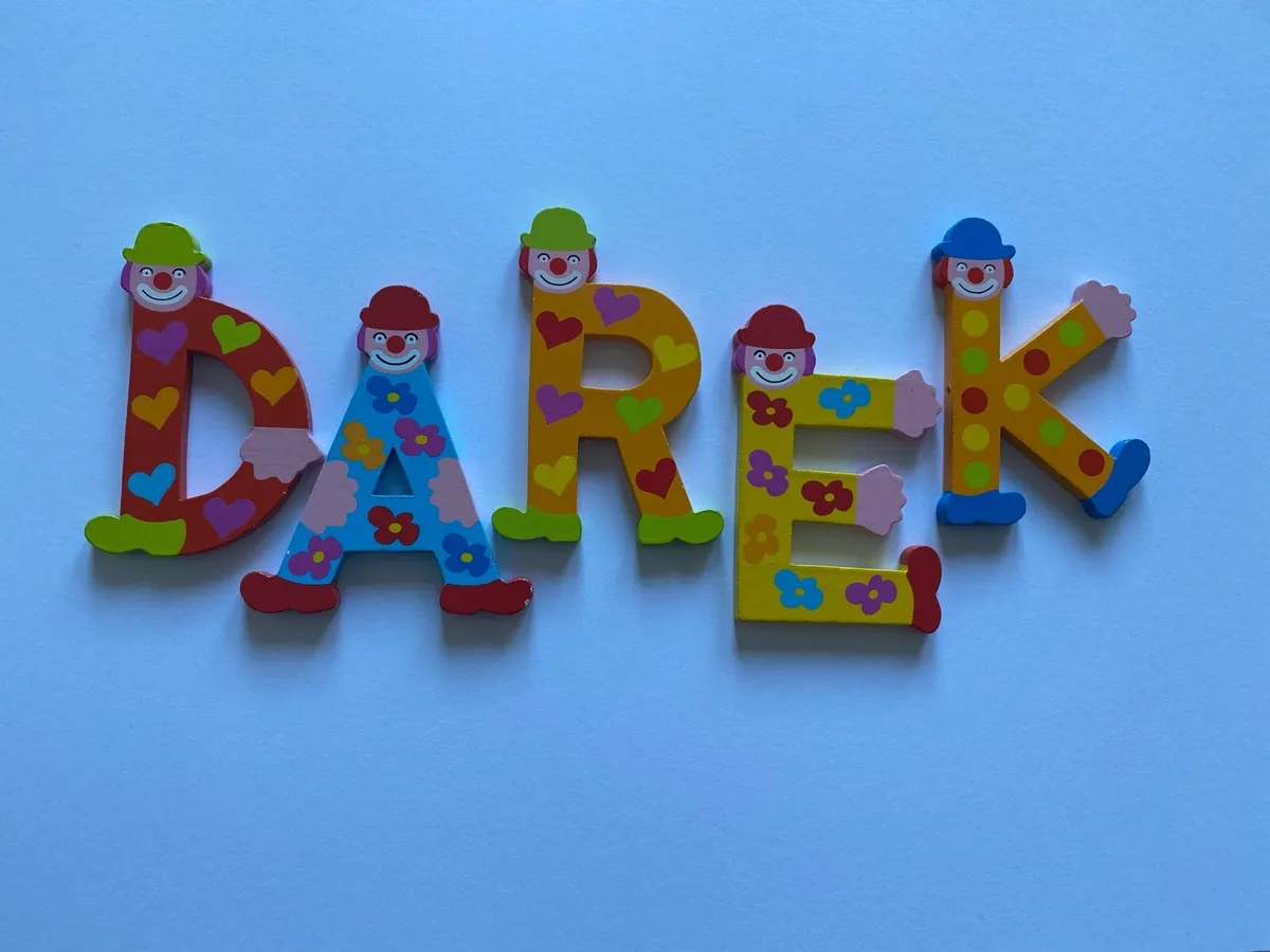 Multicolour Personalised Wooden Letters - Image 4