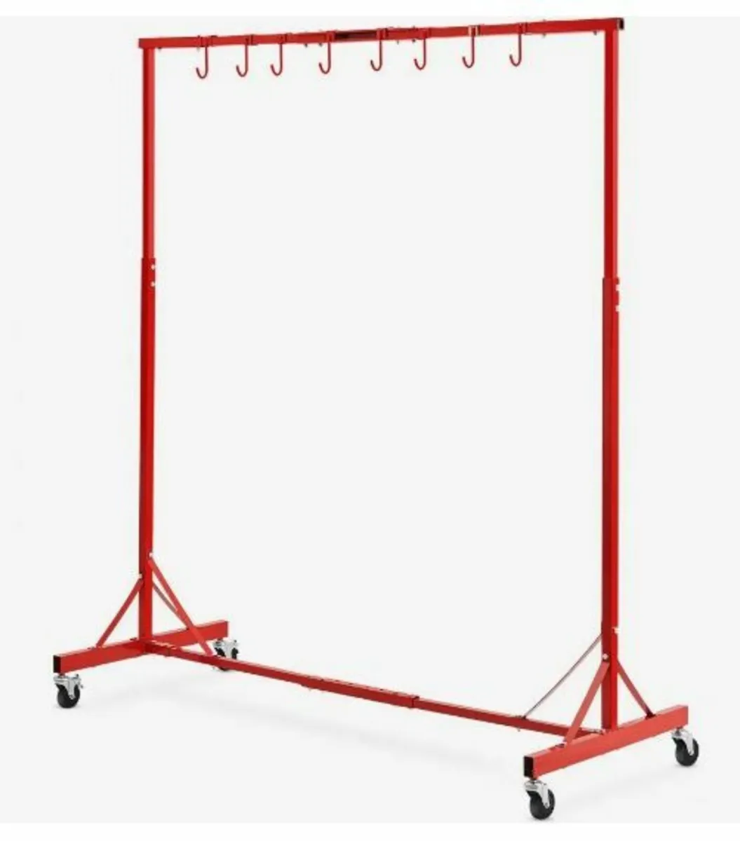 Painting Rack Adjustable Paint Hanger 8 Hooks - Image 3