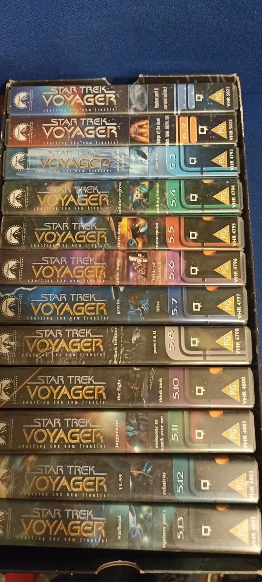 Star Trek Voyager Video Tapes - Image 2