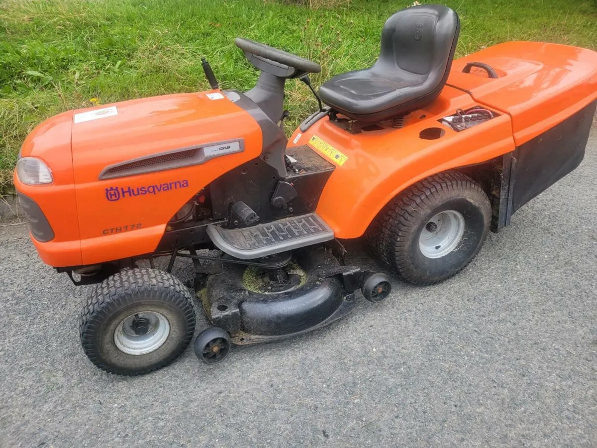 Husqvarna cth172 lawnmower - Image 1
