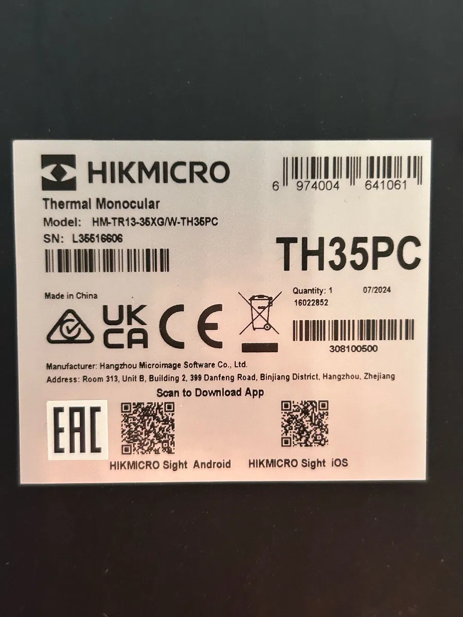 Hikmicro Thunder TH35PC Thermal Scope - Image 3