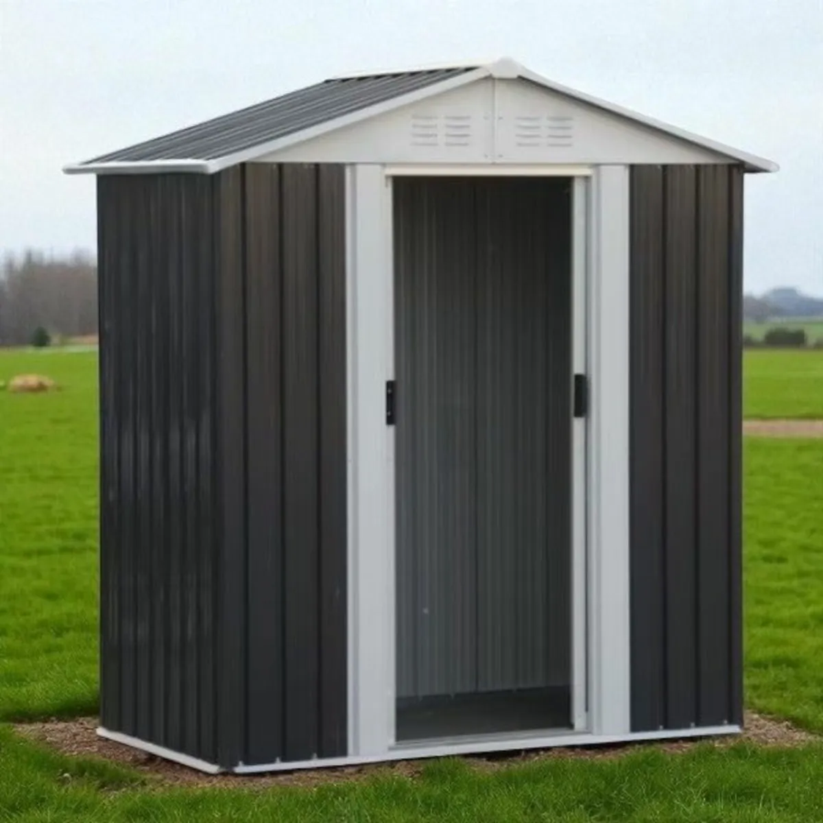 Metal Shed 5x3FT Apex Roof – Durable Outdoor Shed - Image 2