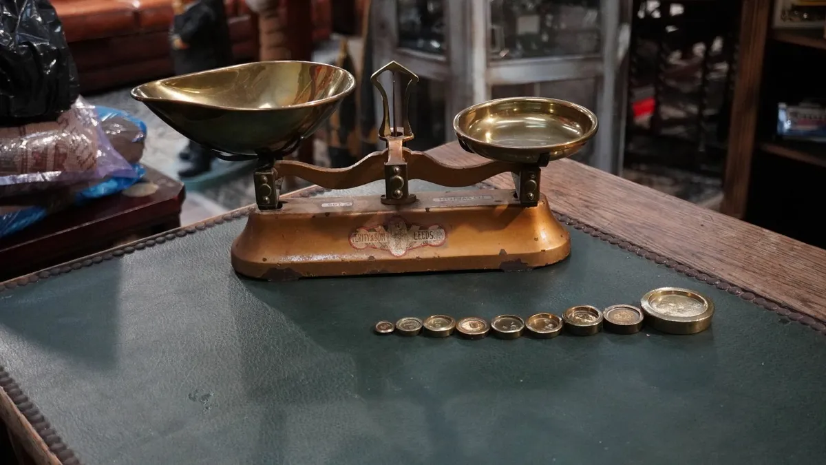Antique British Balance Scales - Image 1