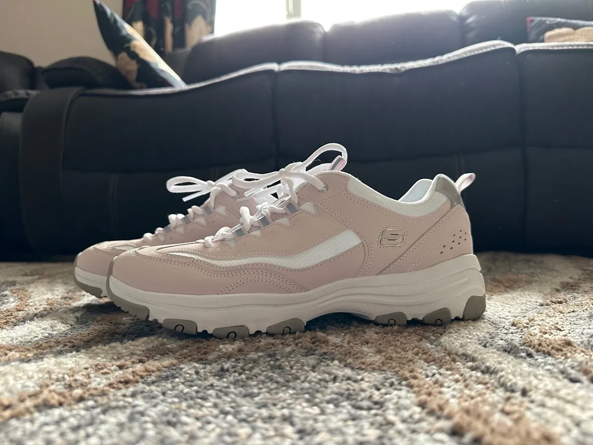 Sketchers Leather Running Shoes - Image 1