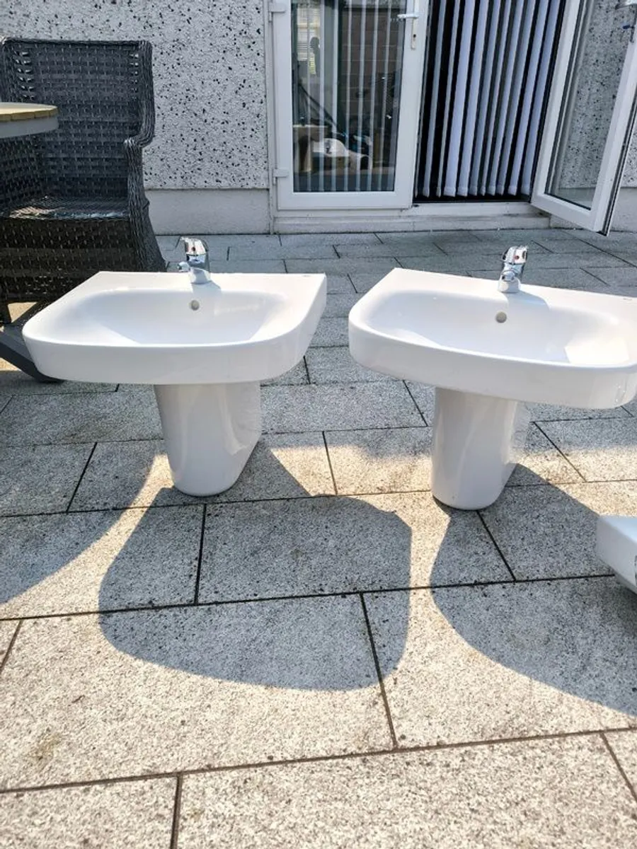Roca Wash Basin with Semi Pedestal - Image 3