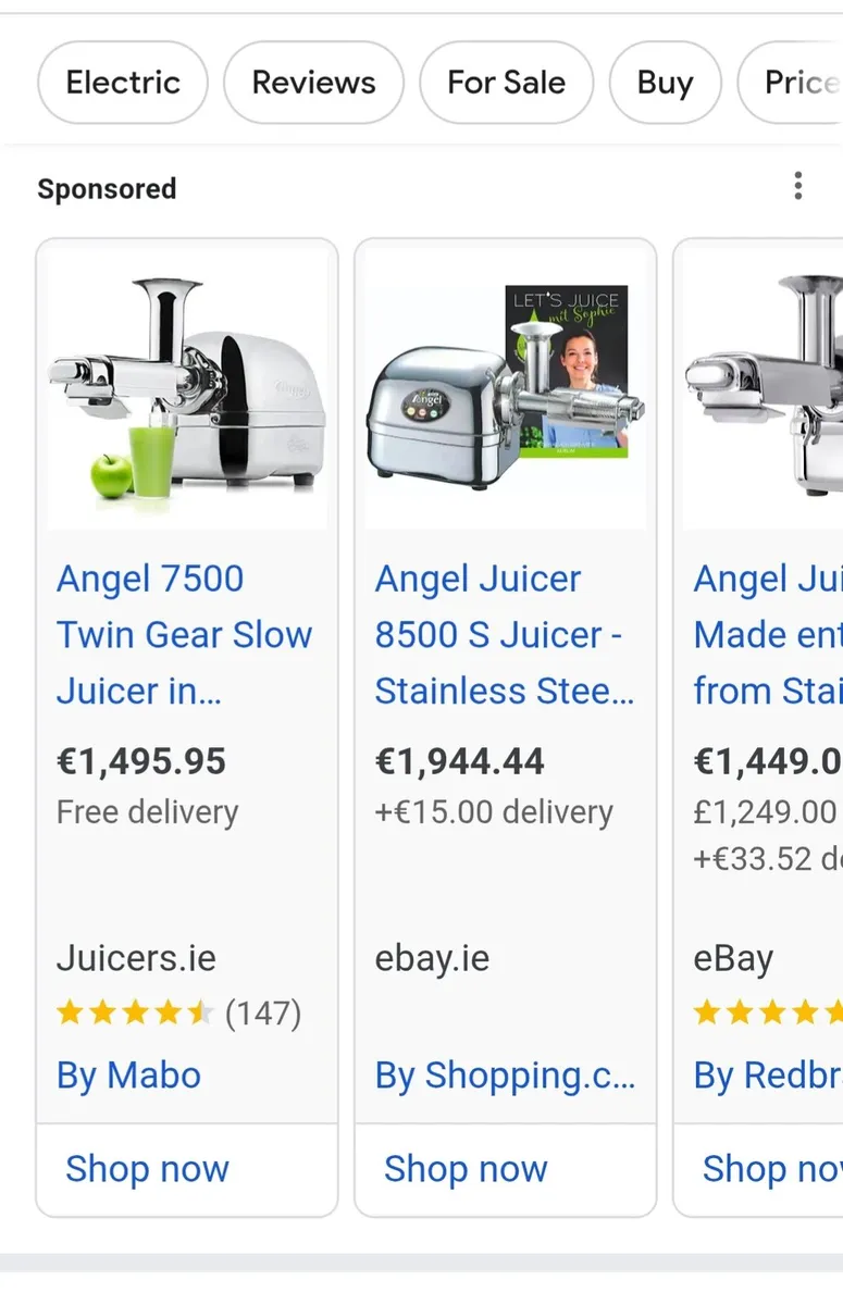 Angel Stainless Steel Juicer - Image 4