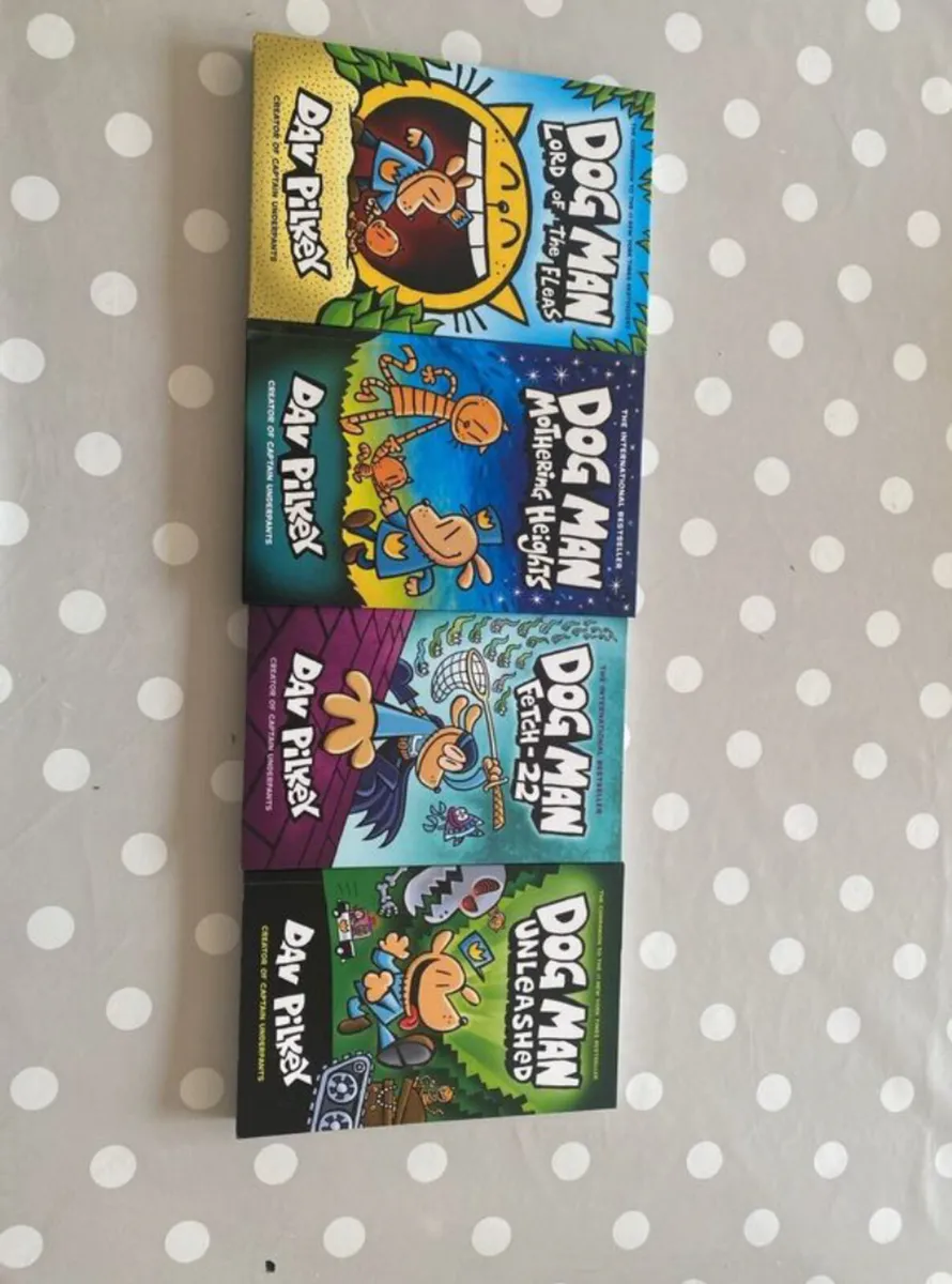 4 Dog Man books