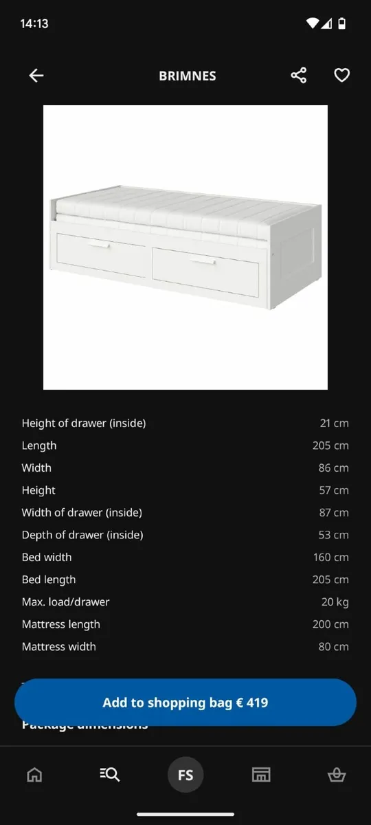 Sofa Bed with Storage + 2 Mattresses - Image 4