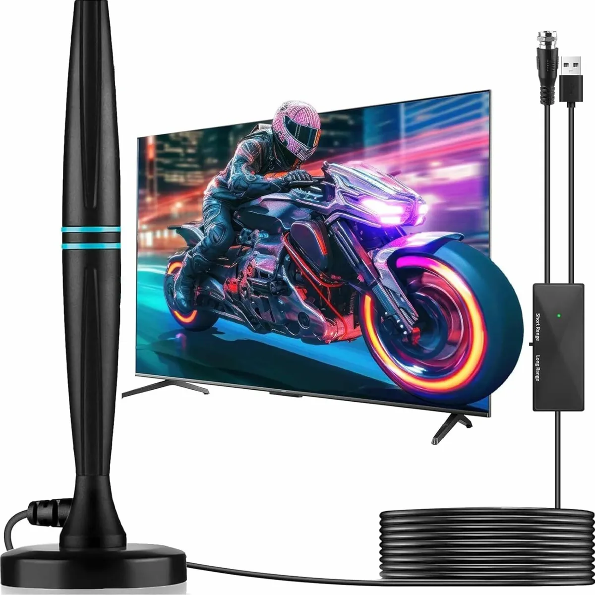 TV Aerial Indoor TV Aerial for Smart TV with Signa