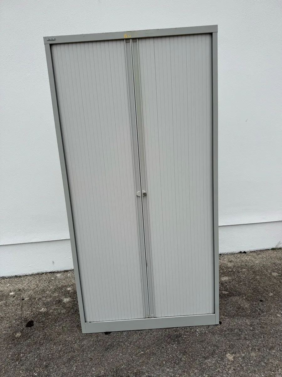 2 Bisley Tambour Cabinets - Image 2