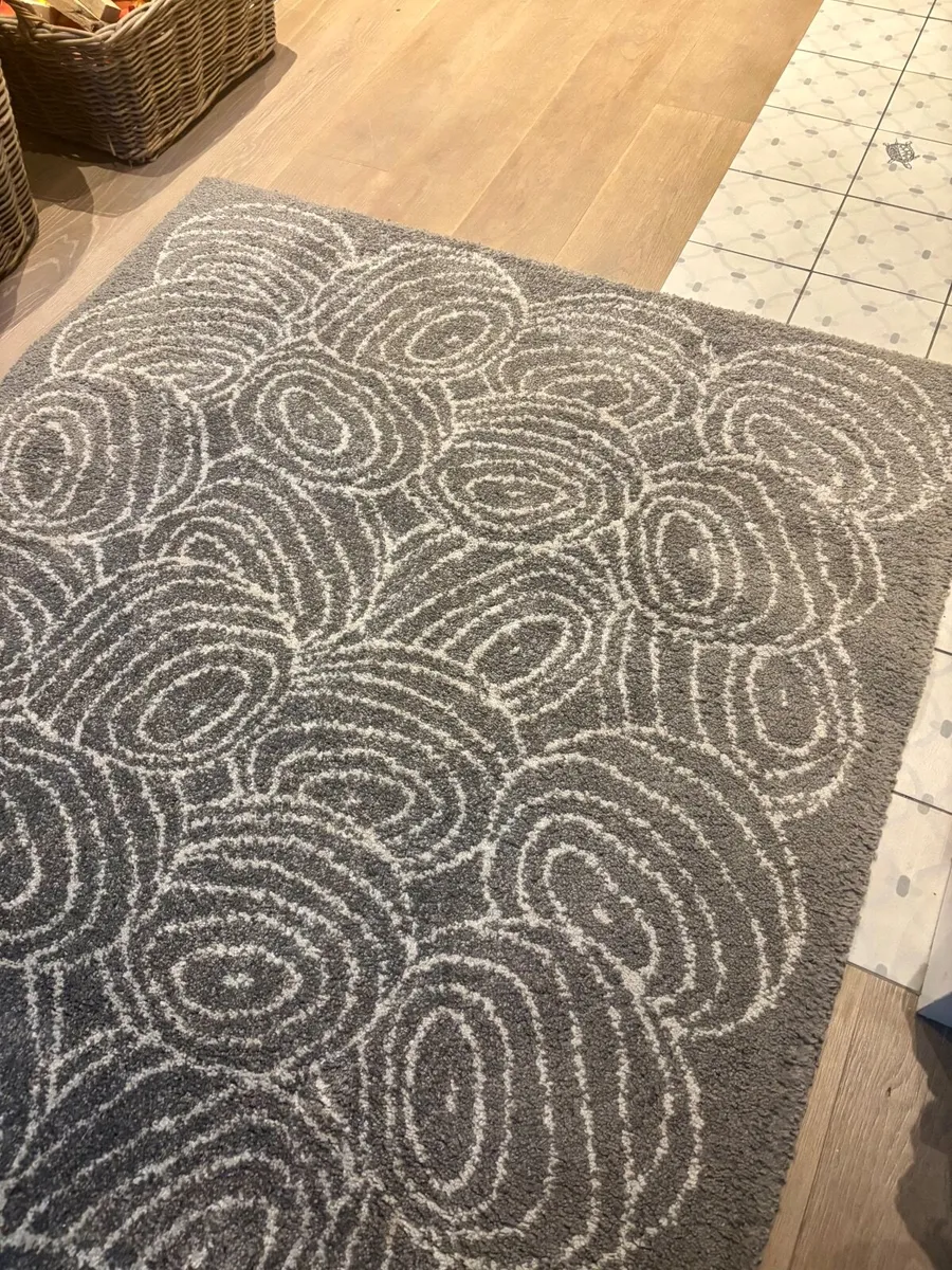 IKEA Rug - Grey / White - Image 2