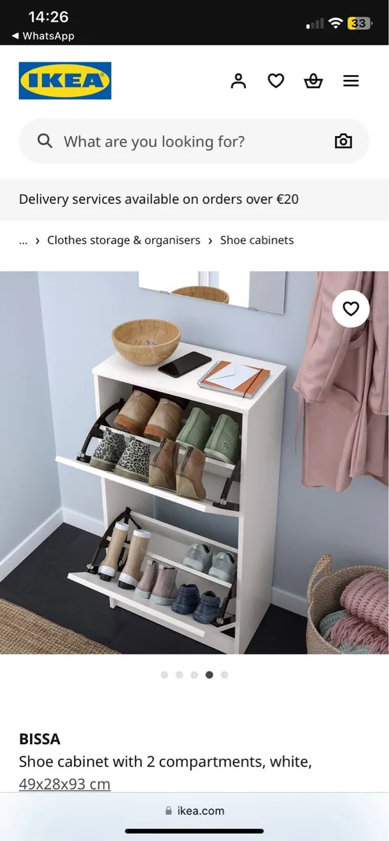 IKEA shoe storage unit - Image 1