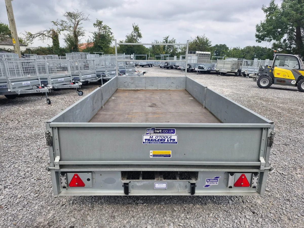 IFOR WILLIAMS    14' x 6'6"  DROPSIDES TRAILER - Image 3