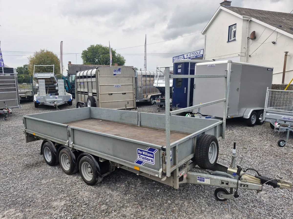IFOR WILLIAMS    14' x 6'6"  DROPSIDES TRAILER - Image 1
