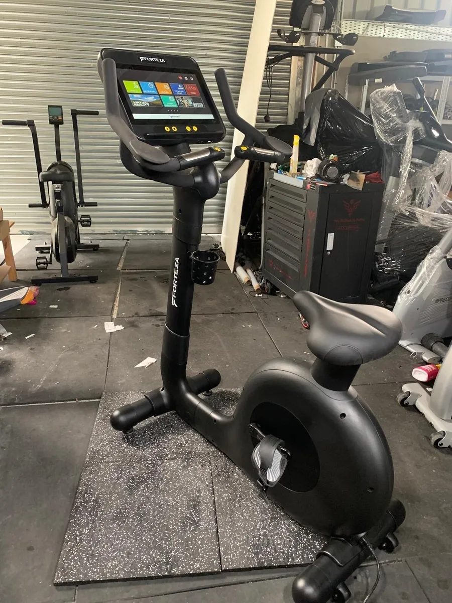 FORTEZA PRIME SMART UPRIGHT BIKE X DISPLAY - Image 1